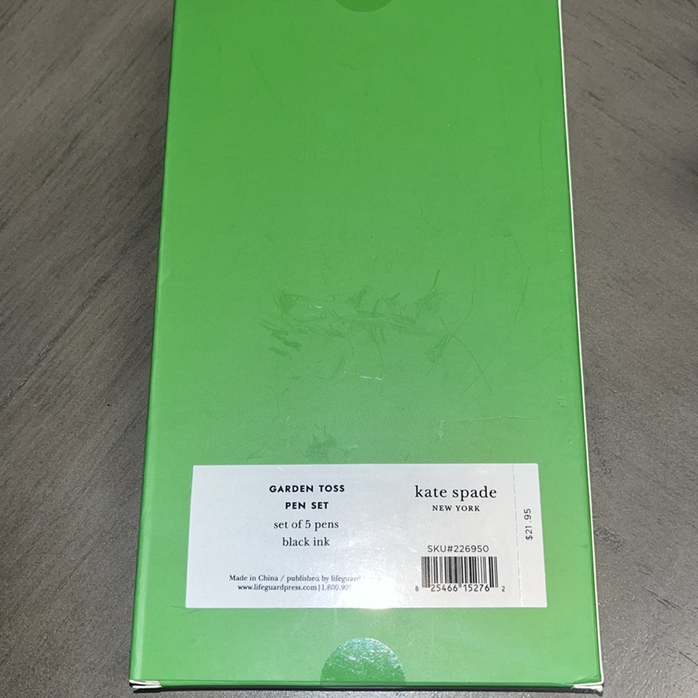 Kate Spade Floral Ink Pen Set - Picture 3 of 3